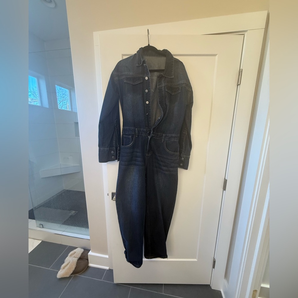 Denim jumpsuit size S never worn